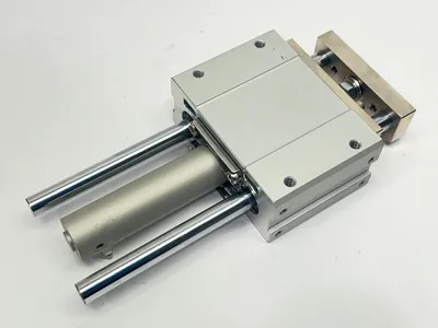 MGCLB20-100 | SMC  Guided Pneumatic Cylinder 20mm Bore 100mm Stroke - Used