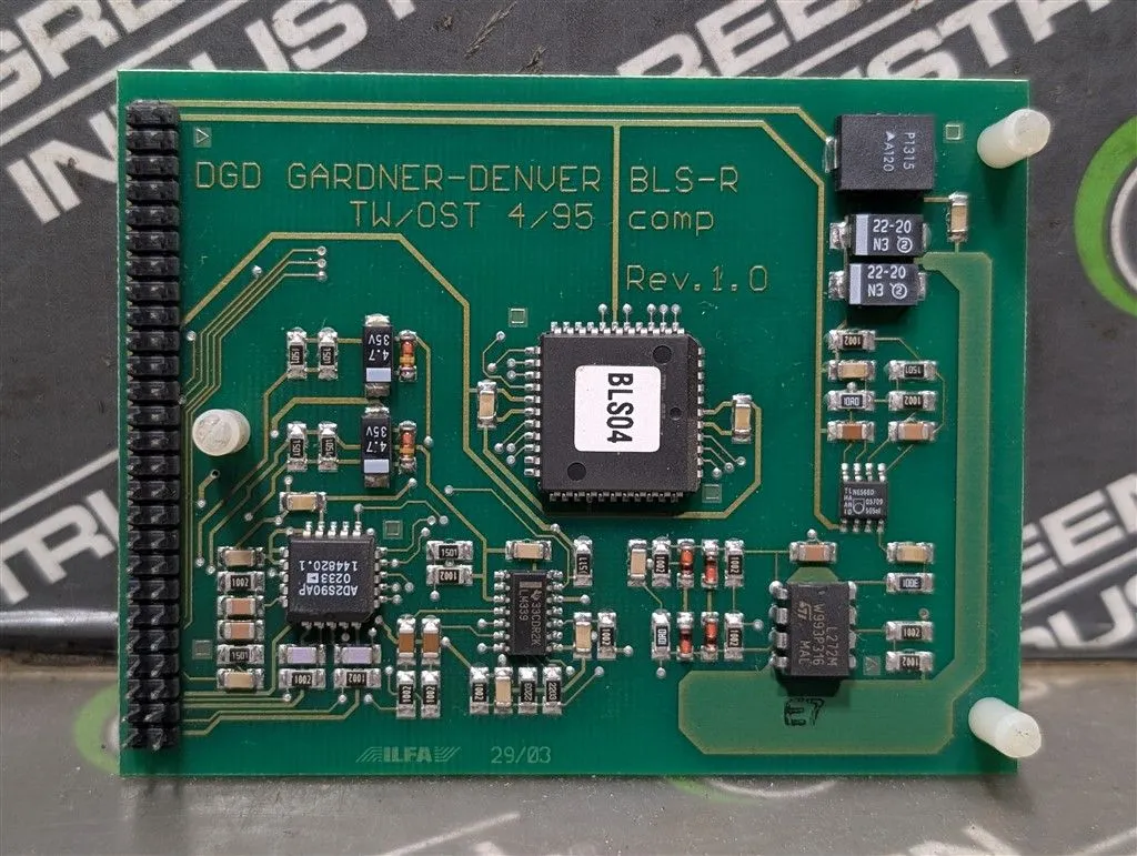 DGD / Garner Denver BLS-R Blower Servo Controller Expansion Board Rev. 1.0 Used