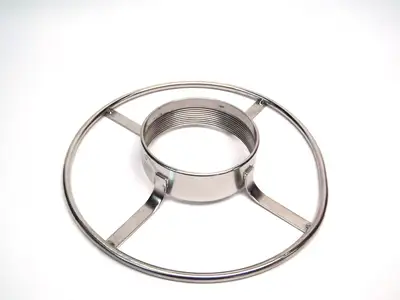 USED ABB GENUINE ATOM-IZER PARTS 200MM STAINLESS PROBE RING