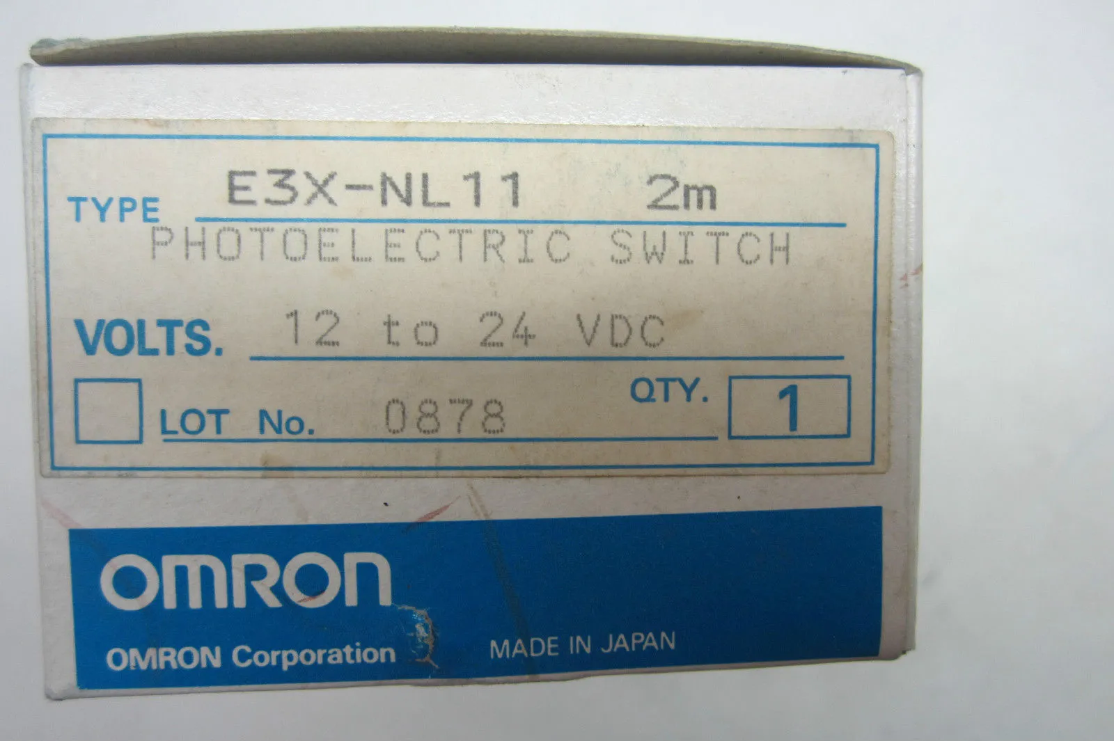 NEW OMRON E3X-NL11 PHOTOELECTRIC SWITCH E3XNL11