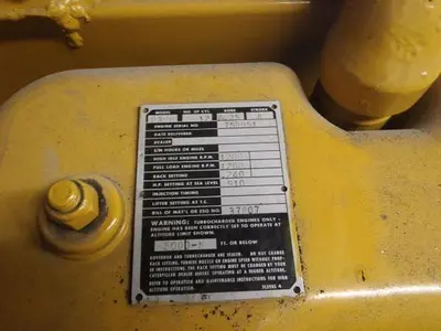 Caterpillar D398 600 KW Standby Generator w/612 Hours