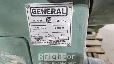 USED GENERAL MFG CO. LTD (CANADA) MODEL 350 USED CABINET TABLE SAW WITHOUT FENCE