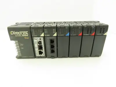 Koyo Direct Logic Do More PLC 6-Slot Rack w/H2 Programmable Controller & I/O