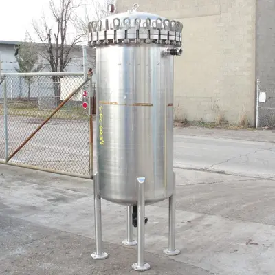 SPC6034  Filters 110 gallon Brighton basket strainer (single), Stainless Steel