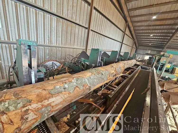 Used HELLE 5-HEAD BLOCK SAWMILL Sawmill Circles North Carolina US | CAROLINA MACHINERY SALES #461536