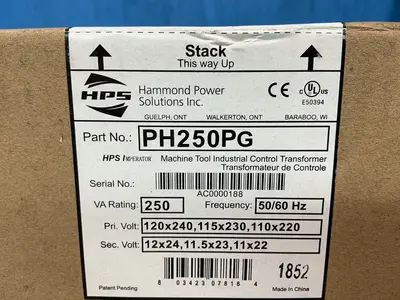 New | in-Stock HAMMOND POWER SOLUTIONS INC. PH250PG Transformers Ohio US | HGR 24 #1478097