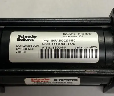 USED SCHRADER BELLOWS PAA108841