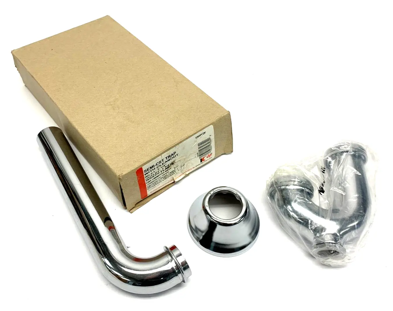 Keeny Manufacturing 5303PCDF Semi-CST Trap w/ Cleanout Inlet and Outlet 1-1/4"