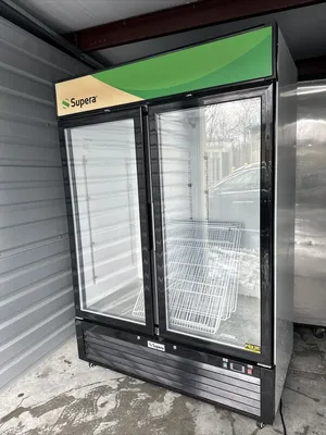 174-0115 Supera G2M-SW-48-W-1 2 Glass Door Self Contained Cooler