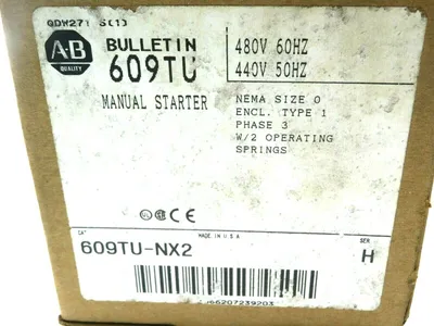 NEW ALLEN-BRADLEY SERIES H 609 TUNX 2