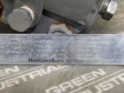 USED HONEYWELL STD120-E1H-00000-MB,CC,S2,F1C3-1111