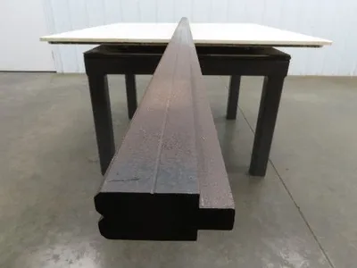 Press Brake Die 121" Long 90° V 1/4" W 1/8" D 1-3/4" H 1/2" Tang