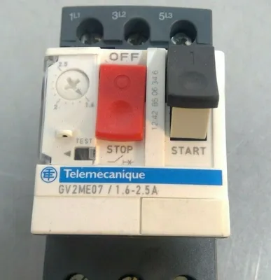 Telemecanique - GV2ME07 - Manual Starter - 1.6-2.5A 4G