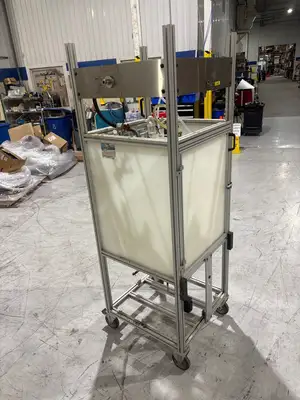 USED CHEMGLASS 72 LITER REACTOR FLASK