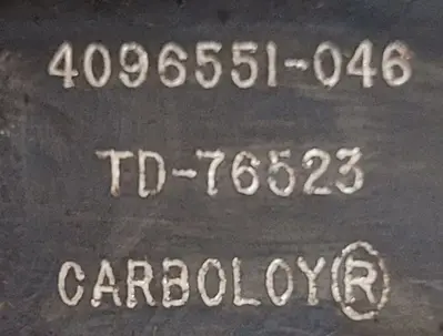 Used CARBOLOY 4096551-046 / TD-76523 Misc Industrial Equipment Kentucky US | Aucto #687142
