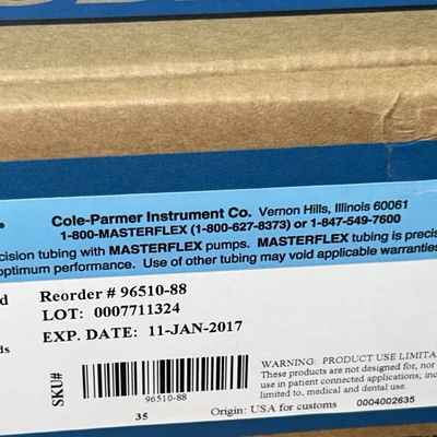 NEW Masterflex 96510-88