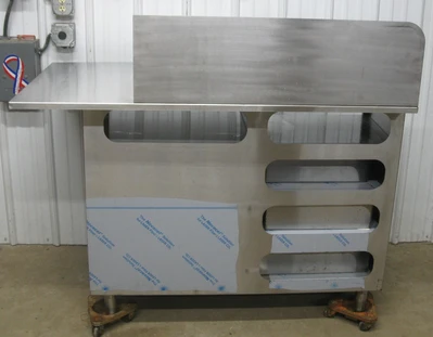 142-0751 57″ Stainless Steel Heavy Duty Prep Cabinet