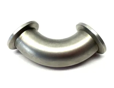 USED AGILENT STAINLESS STEEL ELBOW, 90°, NW25, 1.97 INCH CLEARANCE