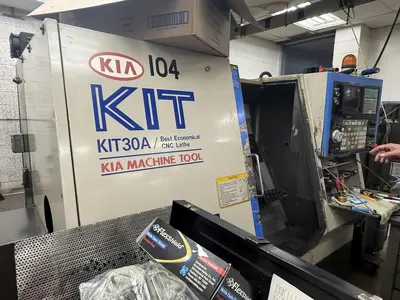 Used 1994 KIA KIT30A CNC Lathes Minnesota US | Source Machinery Sales #1543136