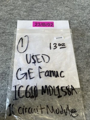 Used GE Fanuc IC610MDL158A Misc Electrical & Power Parts California US | Davliegogo LLC #1729037