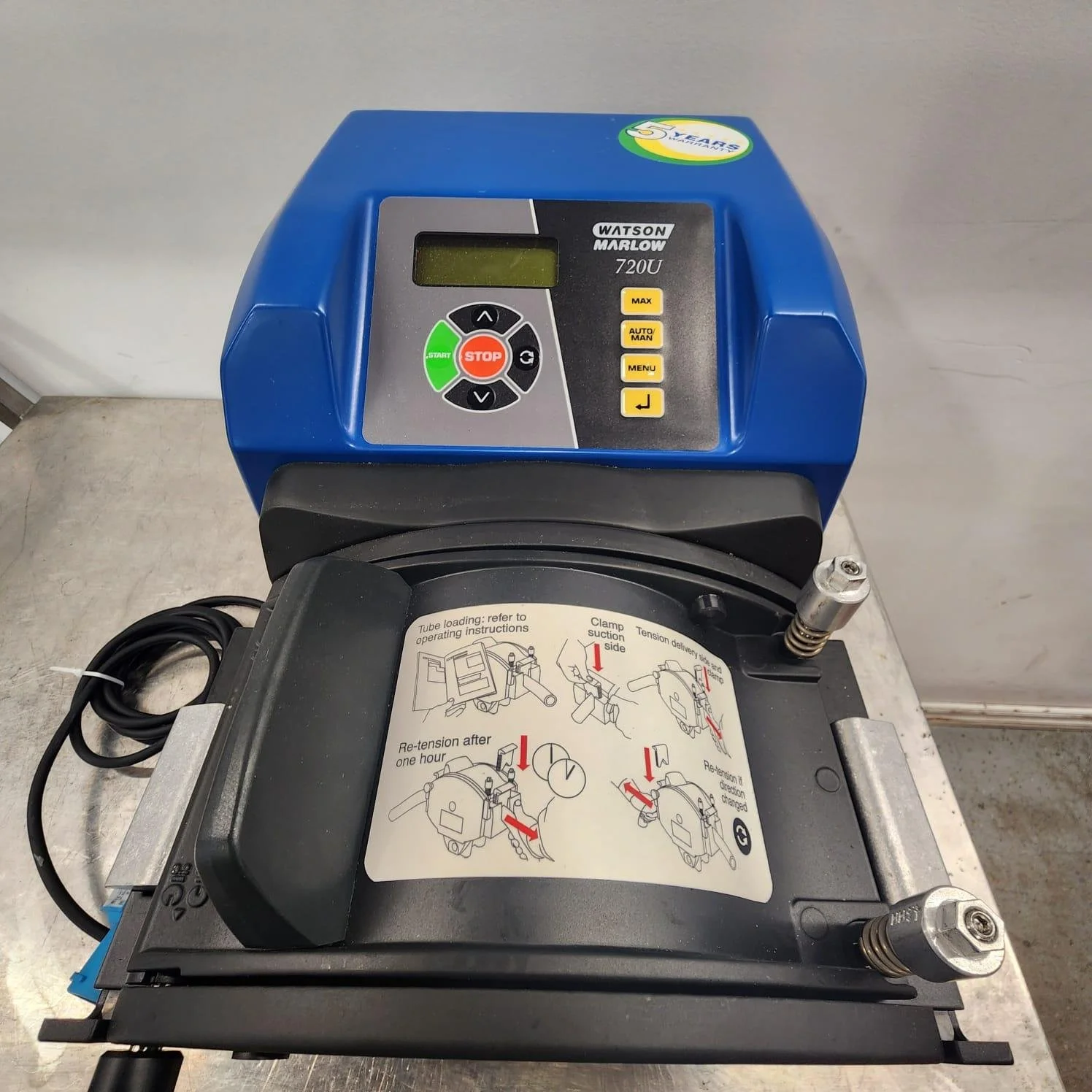 Watson Marlow peristaltic pump Nema 4X IP66 Model 720U 100-120 /200- 240 VOLTS 60HZ # 38149