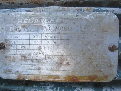 Pump, Centrif., 10 HP, S/st, Crepaco (2) #S739634