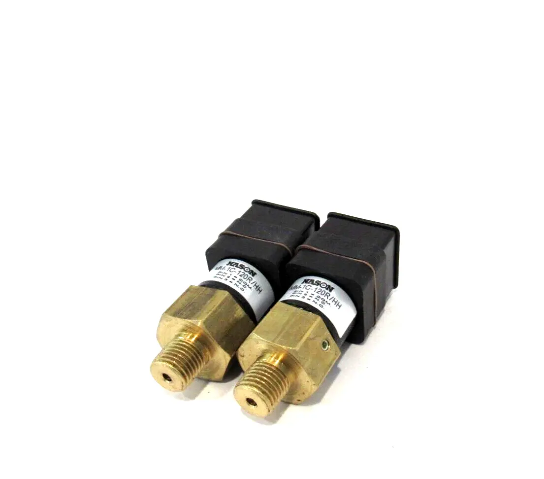 LOT OF 2 NEW NASON MM-1C-120R/HH PRESSURE SWITCH MM1C120RHH