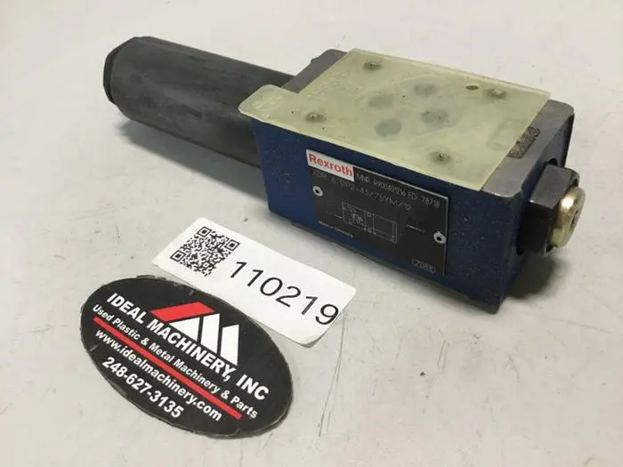 Used REXROTH ZDR6DP2-43/75YM/12 Valves/Fittings Michigan US | Ideal Machinery #599893