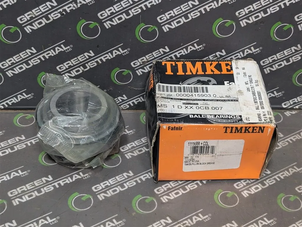 Timken 1111KRR+COL Eccentric Locking Collar Ball Bearing Insert 04W New NIB