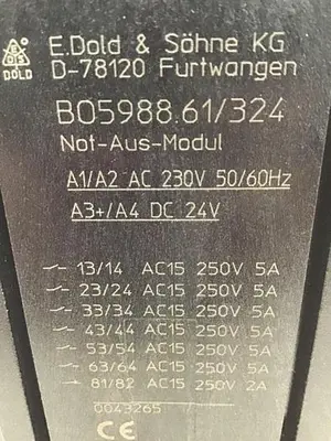 USED E DOLD & SOHNE KG B05988.61/324