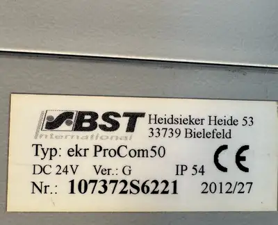 Bst Eltromat Erk ProCom50 DC 24V VER. G (7.2.4)