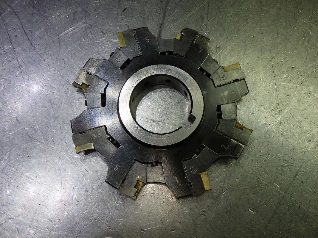 Sandvik 4" (.2362-.315") Indexable Slot Mill 1.25" Arbor N331.32-101T32CM (LOC637)