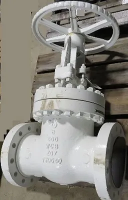 QTY. 1. DSI 8" 600 GATE VALVE WCB ( WELD ABLE CARB...