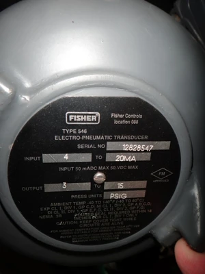 Fisher 3" 150 Class, 304 Stainless Flanged Control Valves