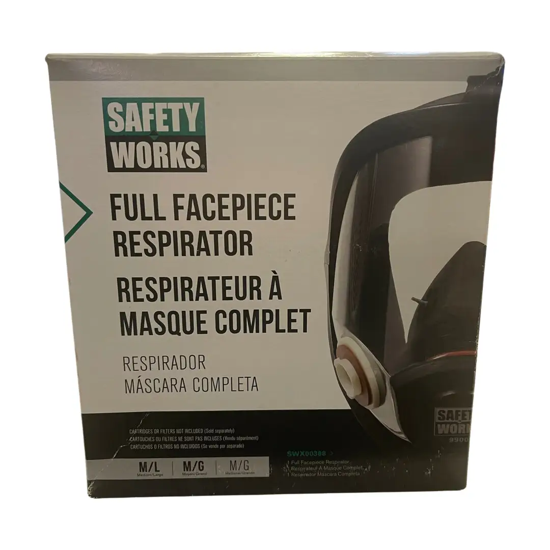 Safety Works Respirator Full Facepiece Size Medium/Large SWX00388
