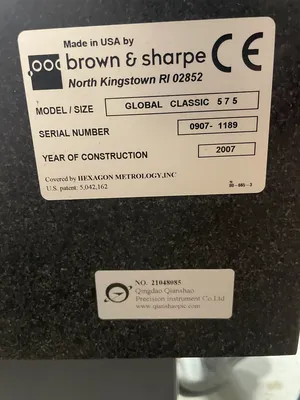 BROWN & SHARPE Global Classic 5 7 5 Coord Measuring-CNC | Asset Exchange Corporation (13)