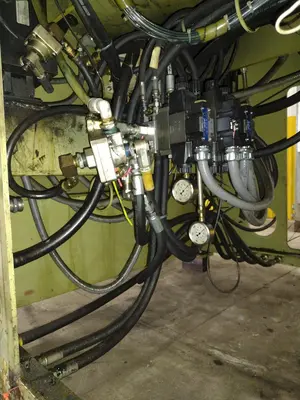 18” X .175”  X 8,000 LBS CWP MODEL #SFAC4-20 SPACE-SAVER AUTOMATIC DOUBLE END SERVO COIL FEED LINE: STOCK #22215