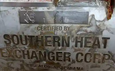 USED SOUTHERN HEAT EXCHANGER (SHE) NA