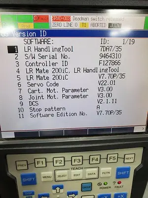 USED FANUC LR MATE 200IC