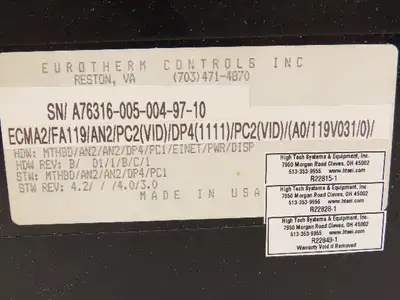 Used EUROTHERM _UNKNOWN_ Temperature Controls Indiana US | Arrow Industrial #1368030