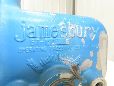 Jamesbury 4" 5150 31 3600TT 316SS Flanged Ball Valve & Pneumatic Actuator ST400B