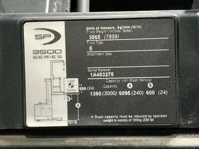 Used CROWN SP352030 Electric Lifters Ohio US | HGR 24 #1446255