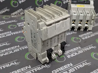 Lot of 2 ABB S203UP-K25A Three Pole Circuit Breakers 25A 480Y/277VAC Used