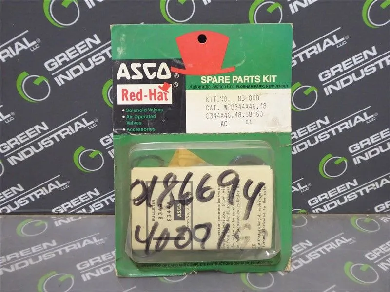 ASCO 83-860 Solenoid Valve Spare Parts Kit New NIB