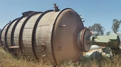 Tank, 8,000 Gallon, 316 ELC Stainless Steel, Agitated, Cone Bottom, 15 PSI/FV #4333867
