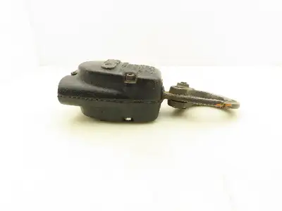 CM Lodestar 2 Ton Lower Hook Block Assembly Double Chain Latchlok Black 627-860