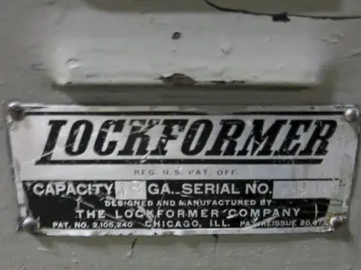 18 Ga Used Lockformer Power Flanger