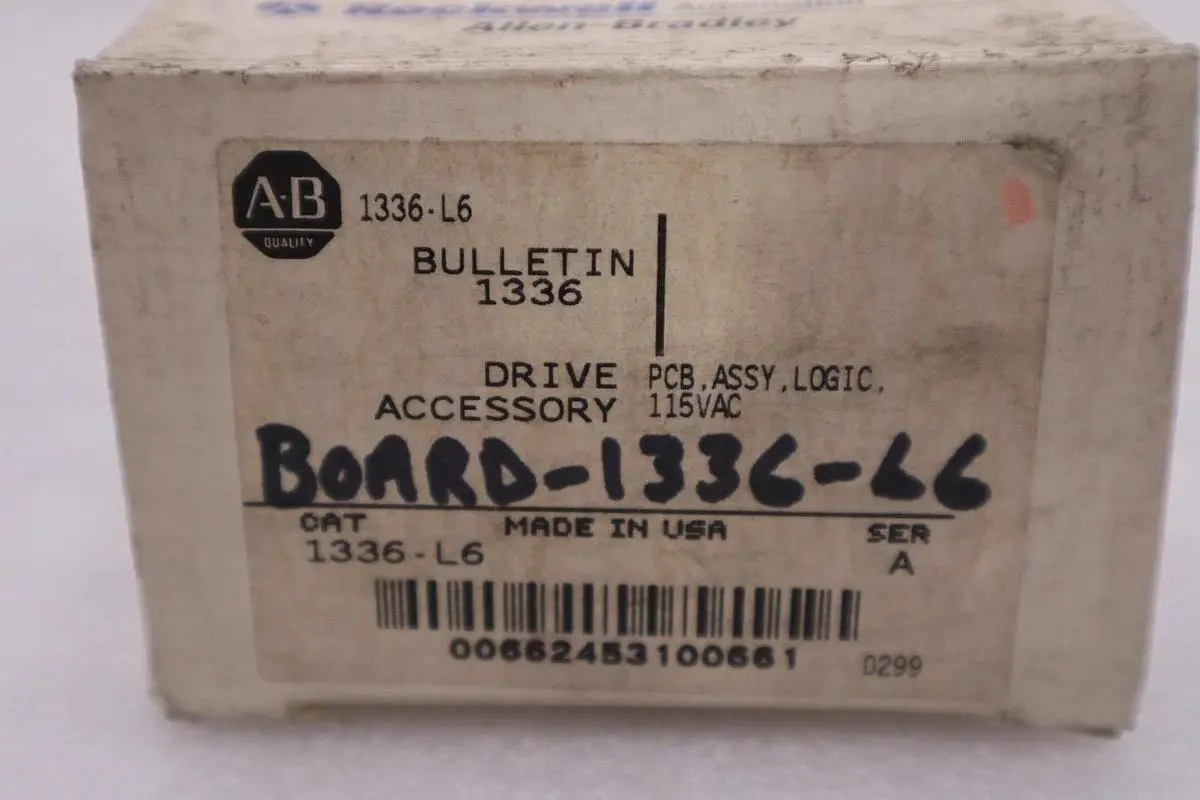 ALLEN BRADLEY 1336-L6 CONTROL INTERFACE BOARD FOR 1336 VFD - STOCK GF111A