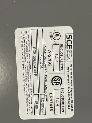 USED SCE SCE 36EL-2410LP