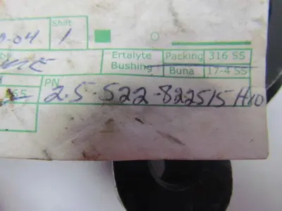 Sure Seal 2.5-522-822515H10 Butterfly Valve 2-1/2" Steel Handle EPDM Seat
